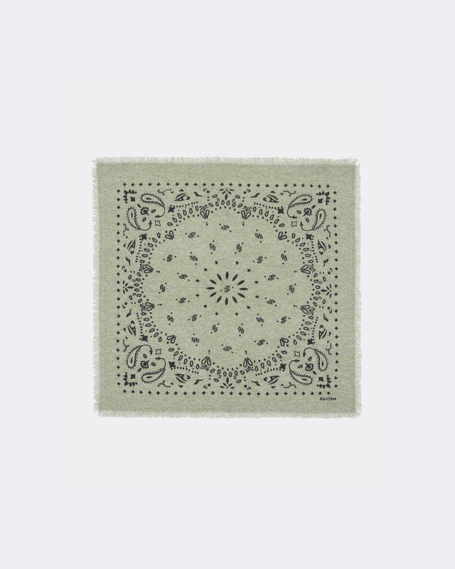 Petit Bandana Hachi vert avoine - Image principale