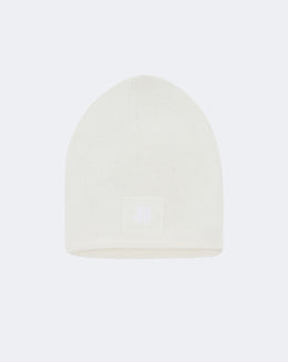 Bonnet en cachemire blanc pour femme et pour homme - Kujten packshot