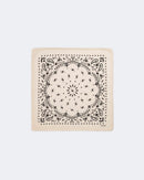 Bandana en cachemire blanc pour femme et pour homme - Kujten packshot