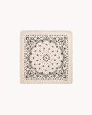 Bandana en cachemire blanc pour femme et pour homme - Kujten packshot
