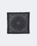 Bandana en cachemire noir pour femme et pour homme - Kujten packshot