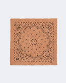 Bandana en cachemire camel pour femme et pour homme - Kujten packshot