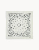Bandana en cachemire blanc pour femme et pour homme - Kujten packshot