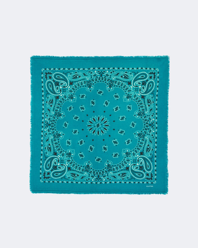 Grand Bandana Hachiko Bico vert jade - Image principale