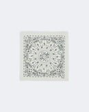 Bandana en cachemire blanc pour femme et pour homme - Kujten packshot