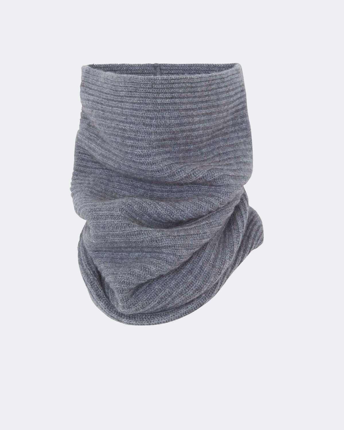 Col en cachemire gris pour femme et pour homme - Kujten packshot