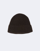 Bonnet en cachemire marron pour femme et pour homme - Kujten packshot