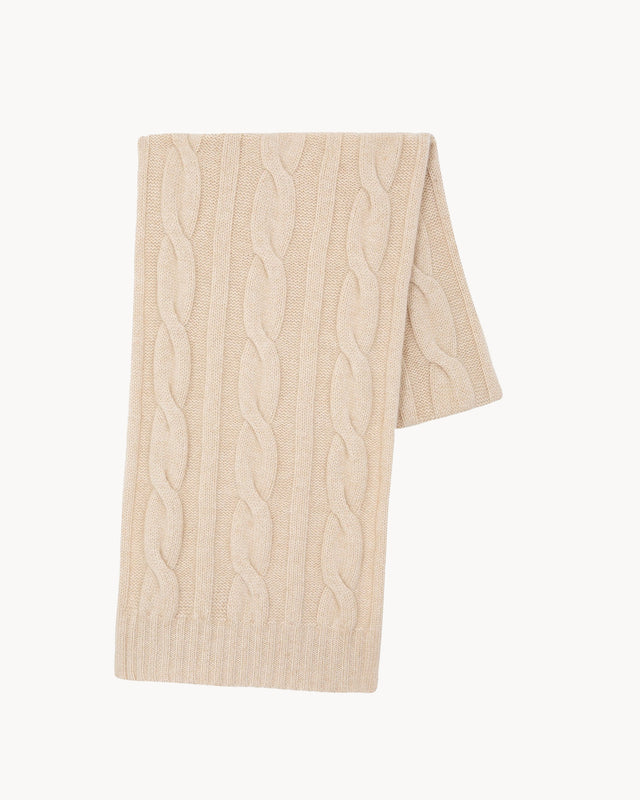 Scarf Nalo organic beige - Image principale