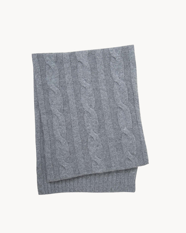 Scarf Nalo flannel gray - Image principale