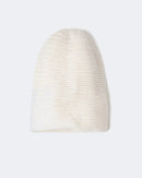Bonnet en cachemire blanc pour femme et pour homme - Kujten packshot