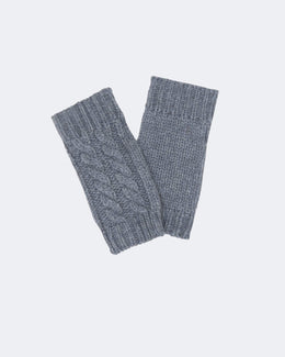 Mitaines en cachemire gris pour femme - Kujten packshot