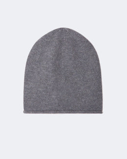 Bonnet en cachemire gris pour femme et pour homme - Kujten packshot