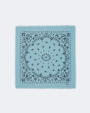 Bandana en cachemire bleu pour femme et pour homme - Kujten packshot