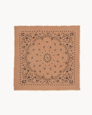 Bandana en cachemire camel pour femme et pour homme - Kujten packshot