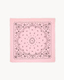 Bandana en cachemire rose pour femme - Kujten packshot