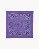 Bandana en cachemire violet pour femme - Kujten packshot