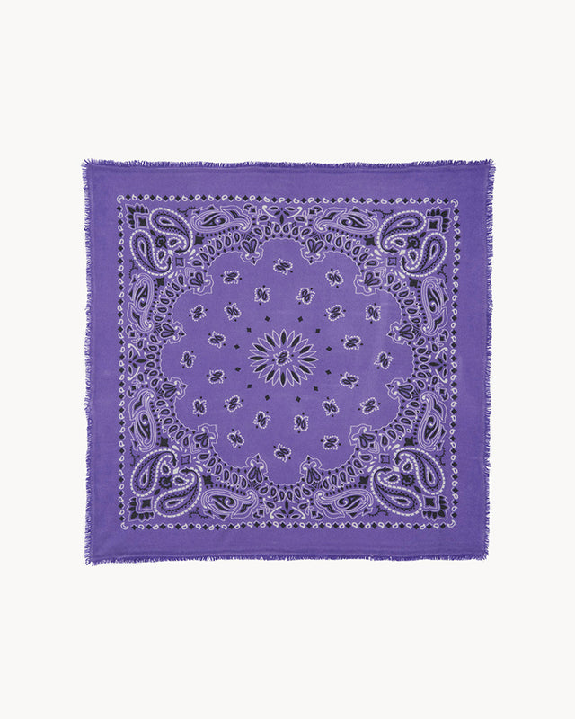 Grand Bandana Hachiko violet - Image principale