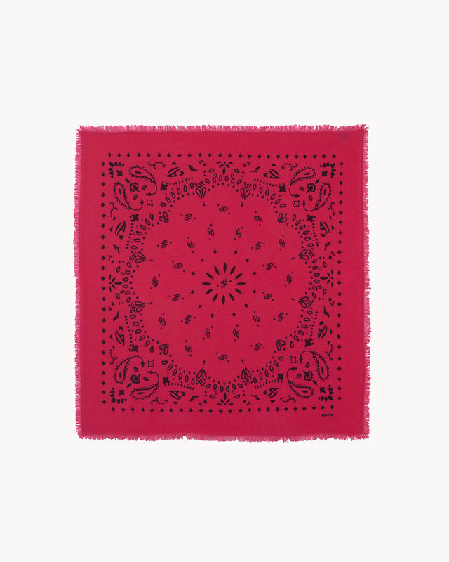 Grand Bandana Hachiko fuschia - Image principale