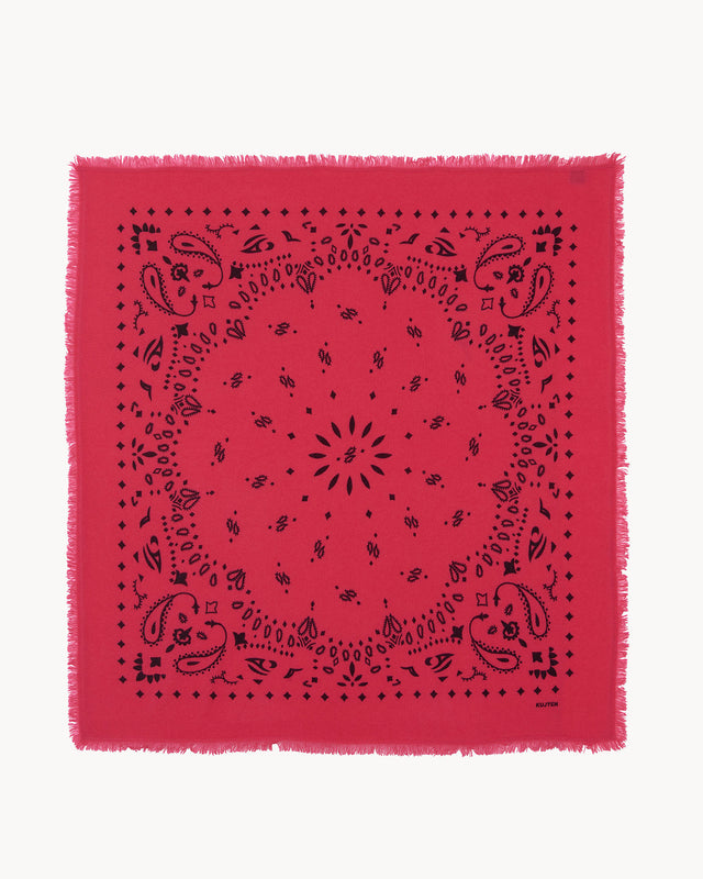 Large Hachiko Fuchsia Bandana - Image principale