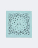 Bandana en cachemire vert pour femme et pour homme - Kujten packshot