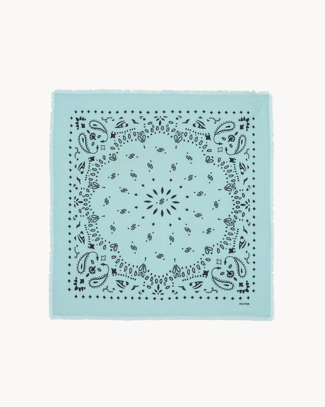 Grand Bandana Hachiko vert pastel - Image principale