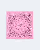Bandana en cachemire rose pour femme - Kujten packshot