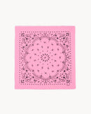 Bandana en cachemire rose pour femme - Kujten packshot