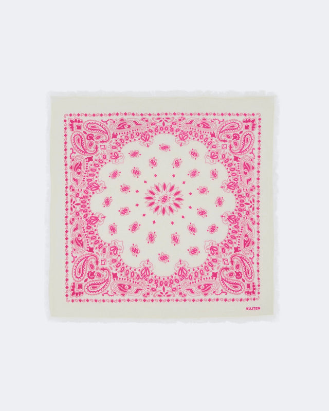 Large Bandana Hachiko Bico rose white - Image principale