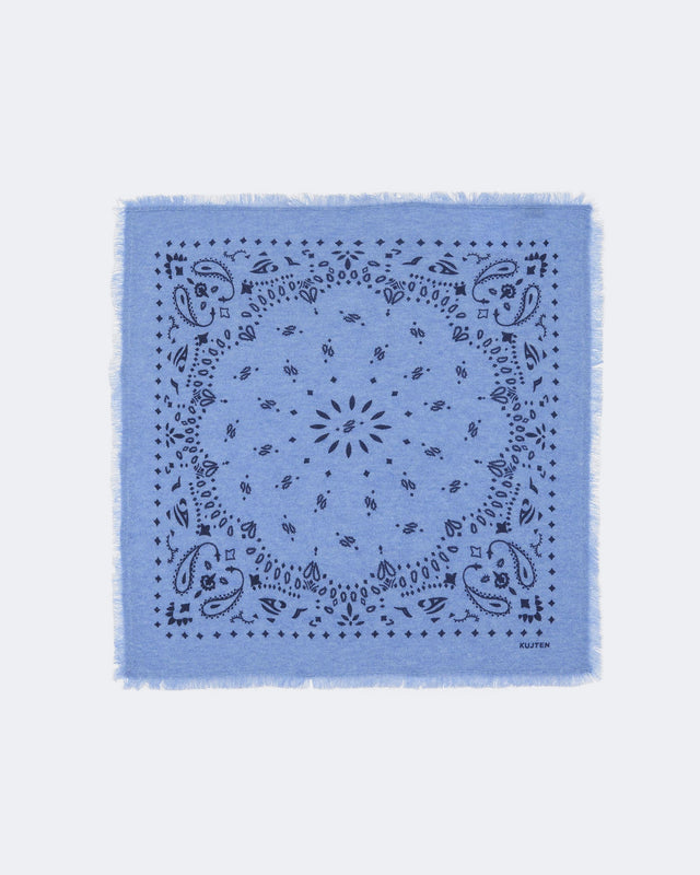 Grand Bandana Hachiko jean denim - Image principale