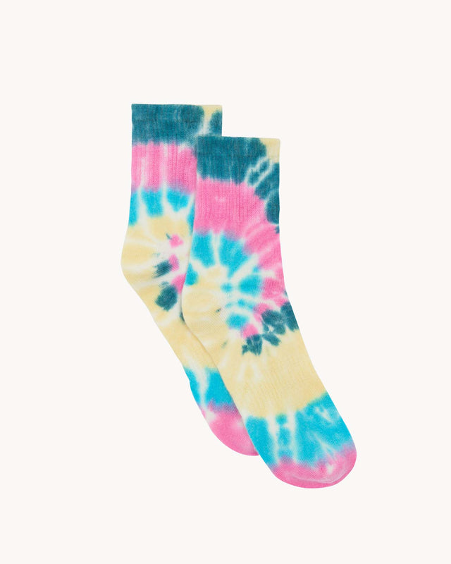 Socks Stig Rainbow green pink - Image principale