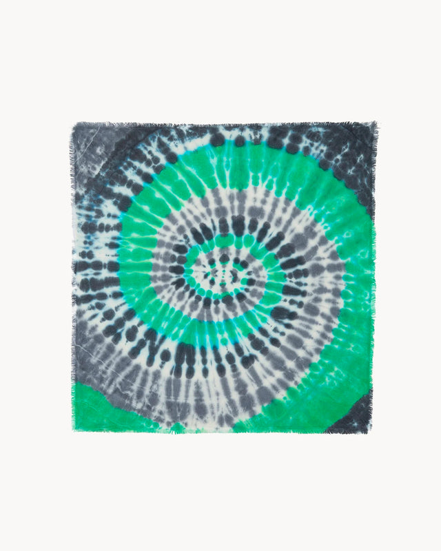 Grand Bandana Hachiko Sunny gris flanelle - Image principale