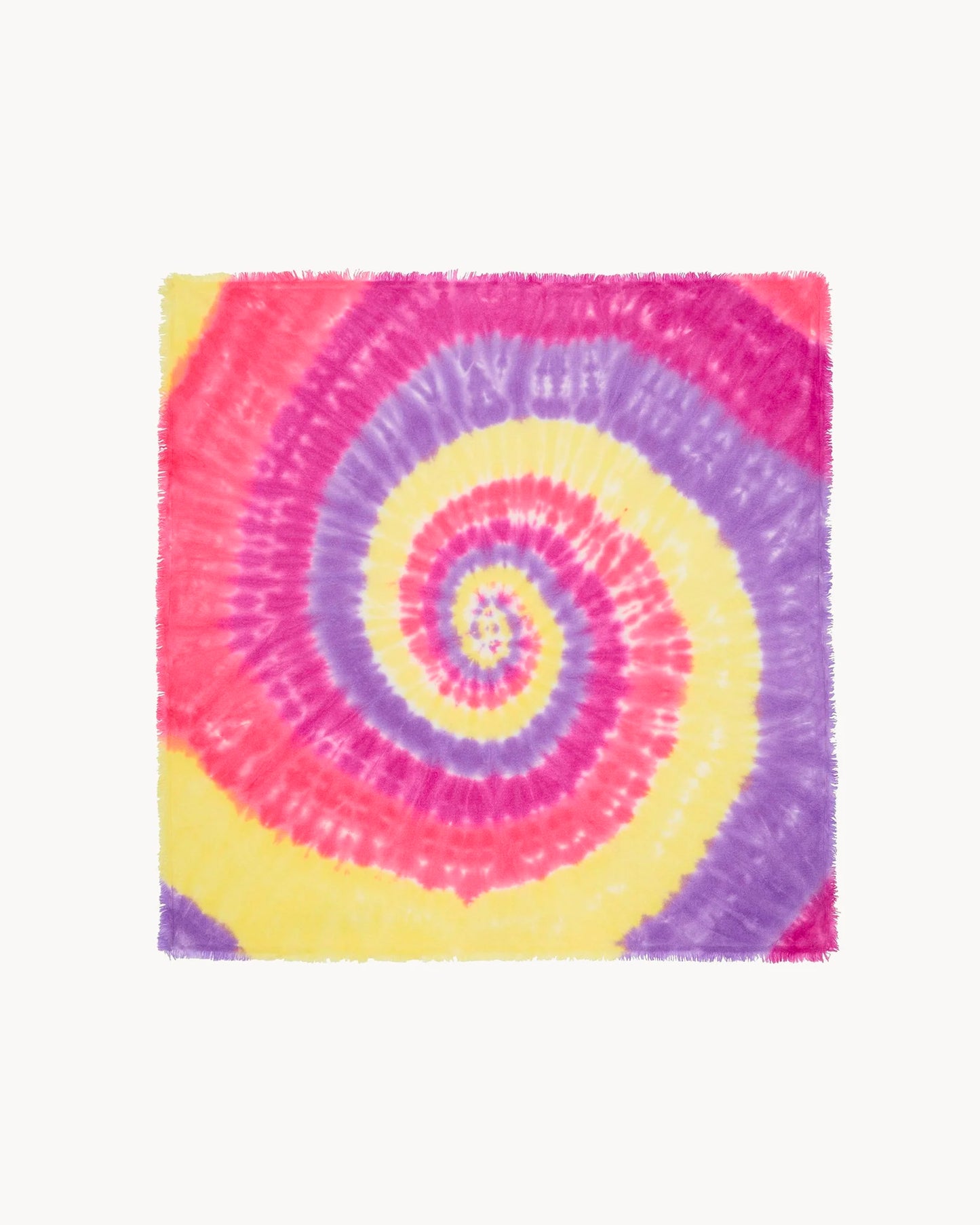 Bandana en cachemire violet pour femme - Kujten packshot