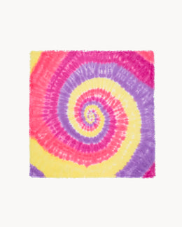 Bandana en cachemire violet pour femme - Kujten packshot