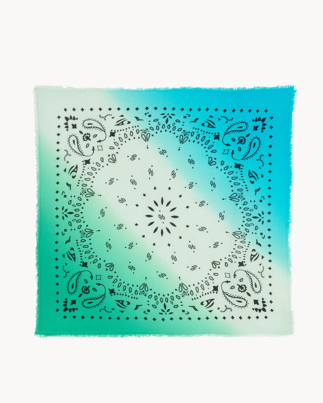 Bandana Hachiko Dip Dye jade green - Image principale