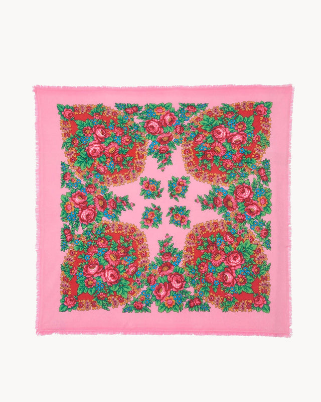 Bandana Hachiko Flower candy pink - Image principale