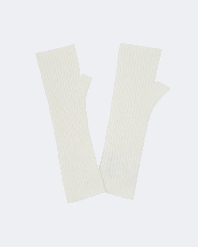 Fingerless Mittens Knokke white - Image principale