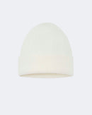 Bonnet en cachemire blanc pour femme et pour homme - Kujten packshot