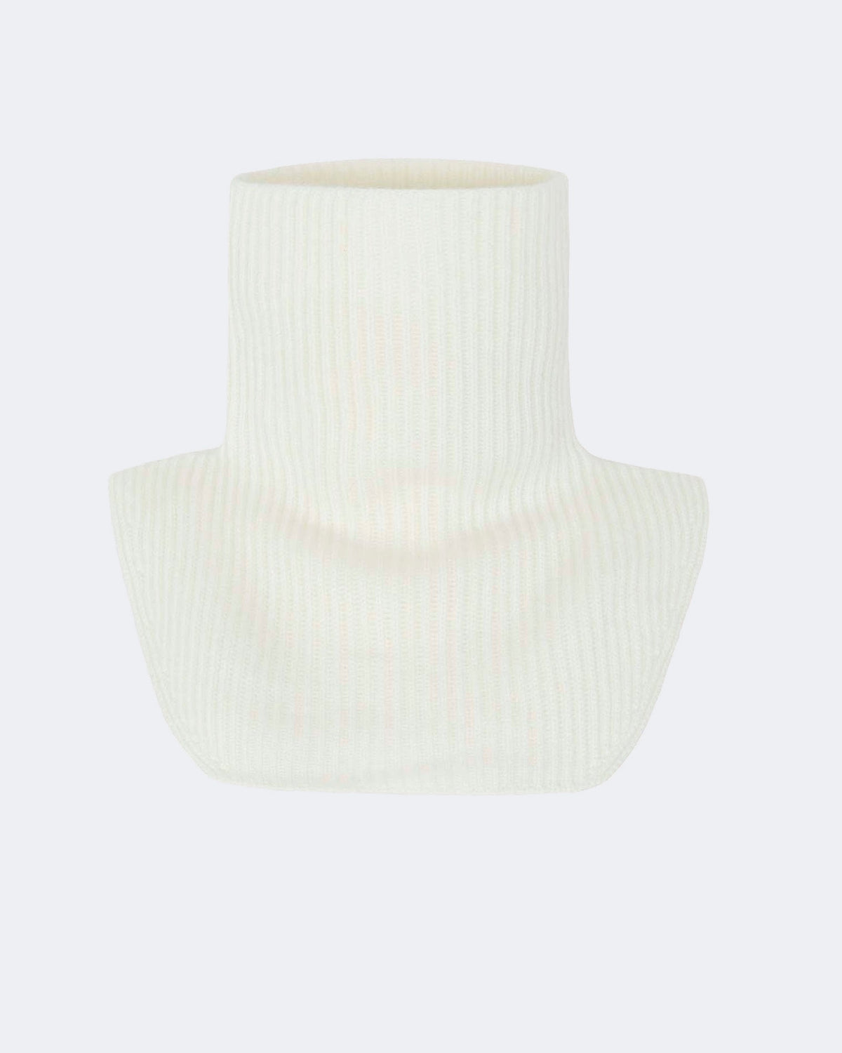 Col en cachemire blanc pour femme - Kujten packshot