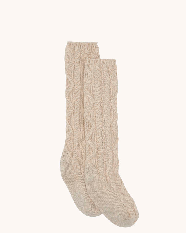 Socks Lou organic beige - Image principale