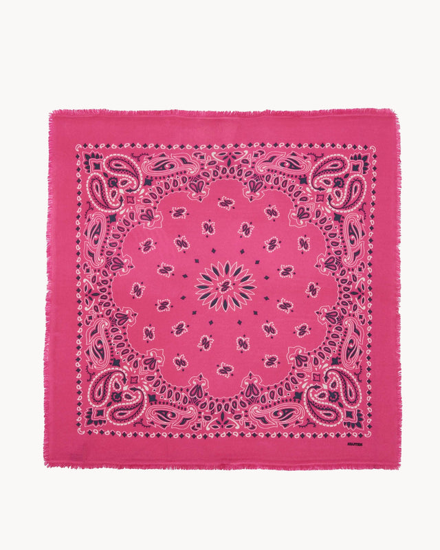 Large Bandana Hachiko Bico fluorescent pink - Image principale
