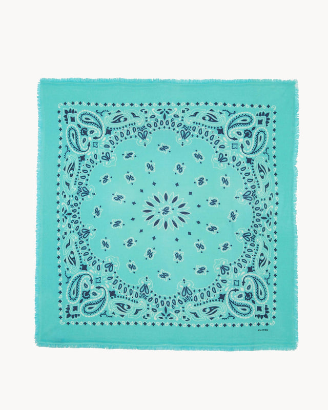 Large Bandana Hachiko Bico turquoise green - Image principale