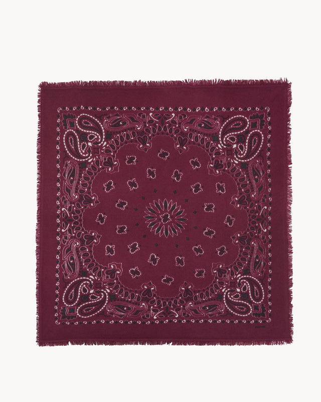 Large Bandana Hachiko Bico marl wine red - Image principale