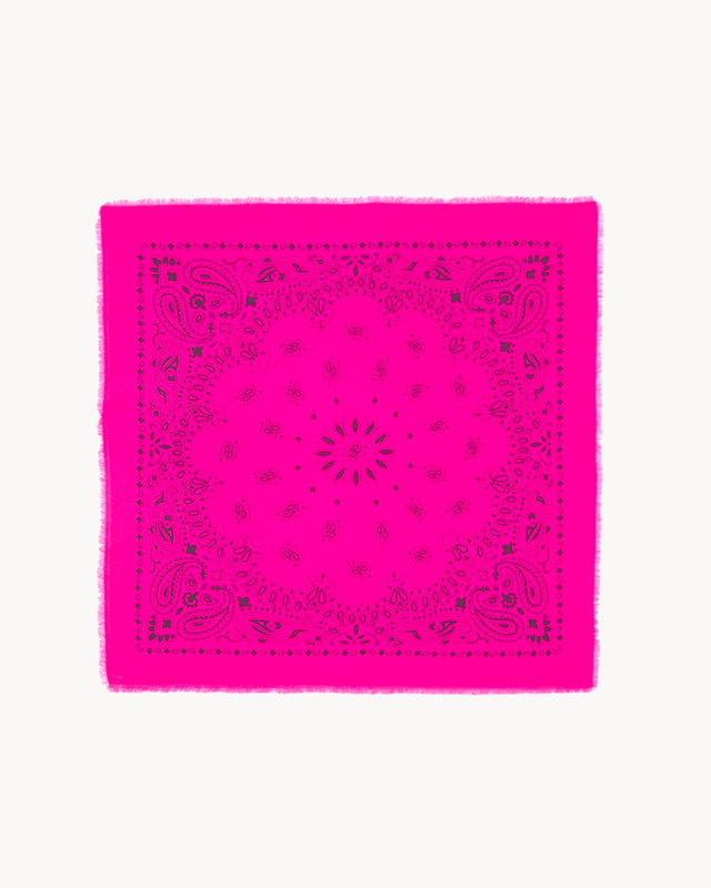 Large Bandana Hachiko Bico neon pink - Image principale