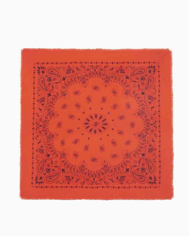 Large Bandana Hachiko Bico hibiscus orange - Image principale