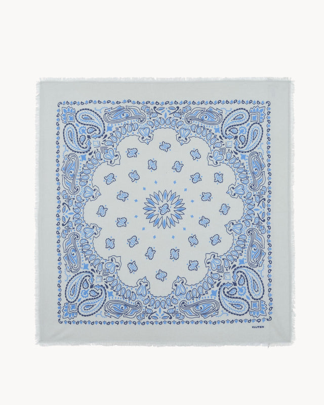 Large Bandana Hachiko Bico silver blue - Image principale