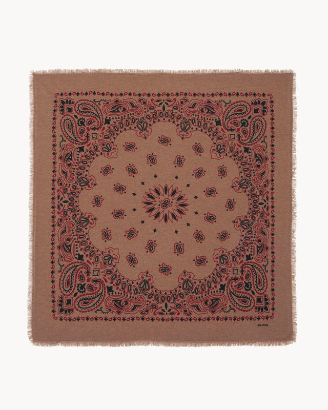 Large Bandana Hachiko Bico camel red - Image principale