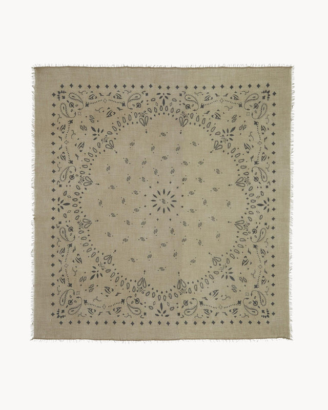 Très Grand Bandana Effy kaki chiné - Image principale
