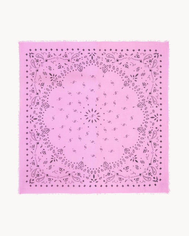 Très Grand Bandana Effy rose lotus - Image principale