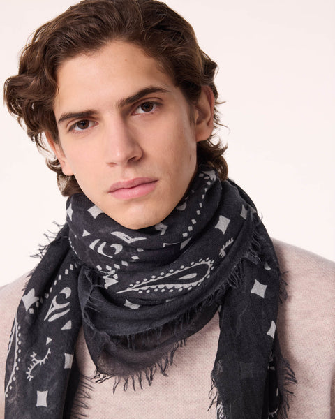 Très Grand Bandana Effy noir - Image principale