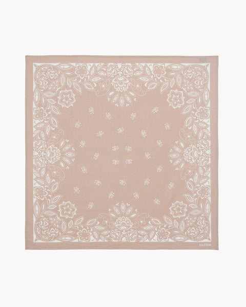 Large Bandana Helia organic beige - Image principale